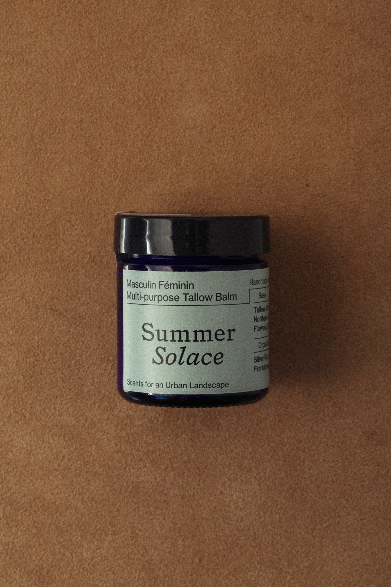 Masculin Féminin Tallow Balm – Frankincense, Patchouli & Hinoki Wood