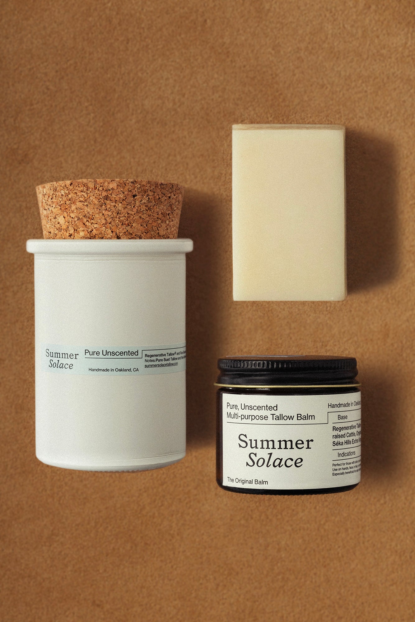 Pure Unscented Tallow – Slow Body Care® Collection