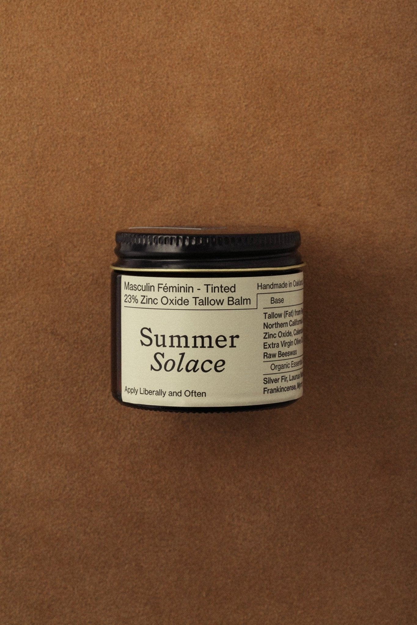23% Non-Nano Zinc Tinted Tallow Balm | Scented