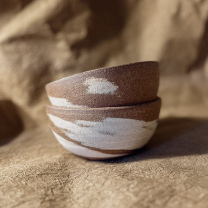 5.5" Marbled Ceramic Cereal Bowl