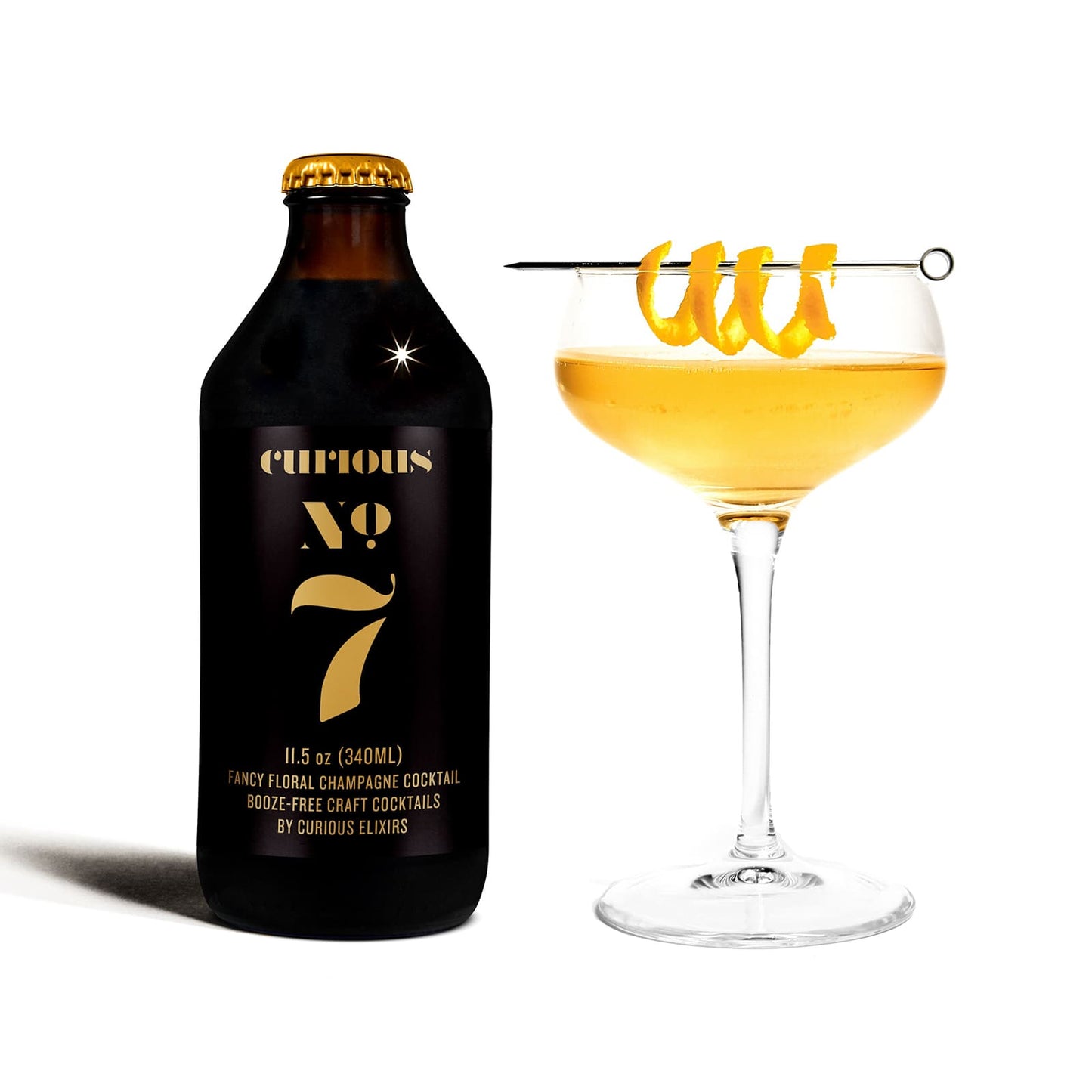 Curious No. 7 Booze-Free Cocktails