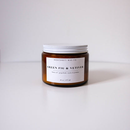 Green Fig & Vetiver Soy Candle