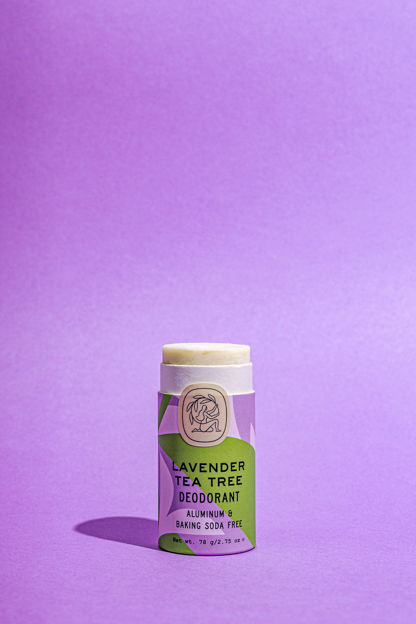 Lavender Tea Tree Deodorant Plastic-Free Tube