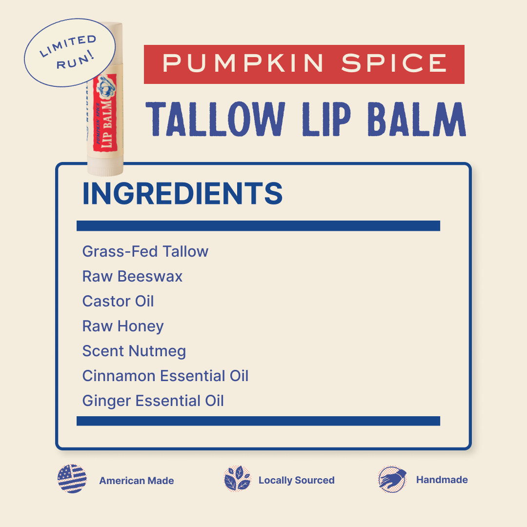 Tallow Lip Balm (5 Pack)