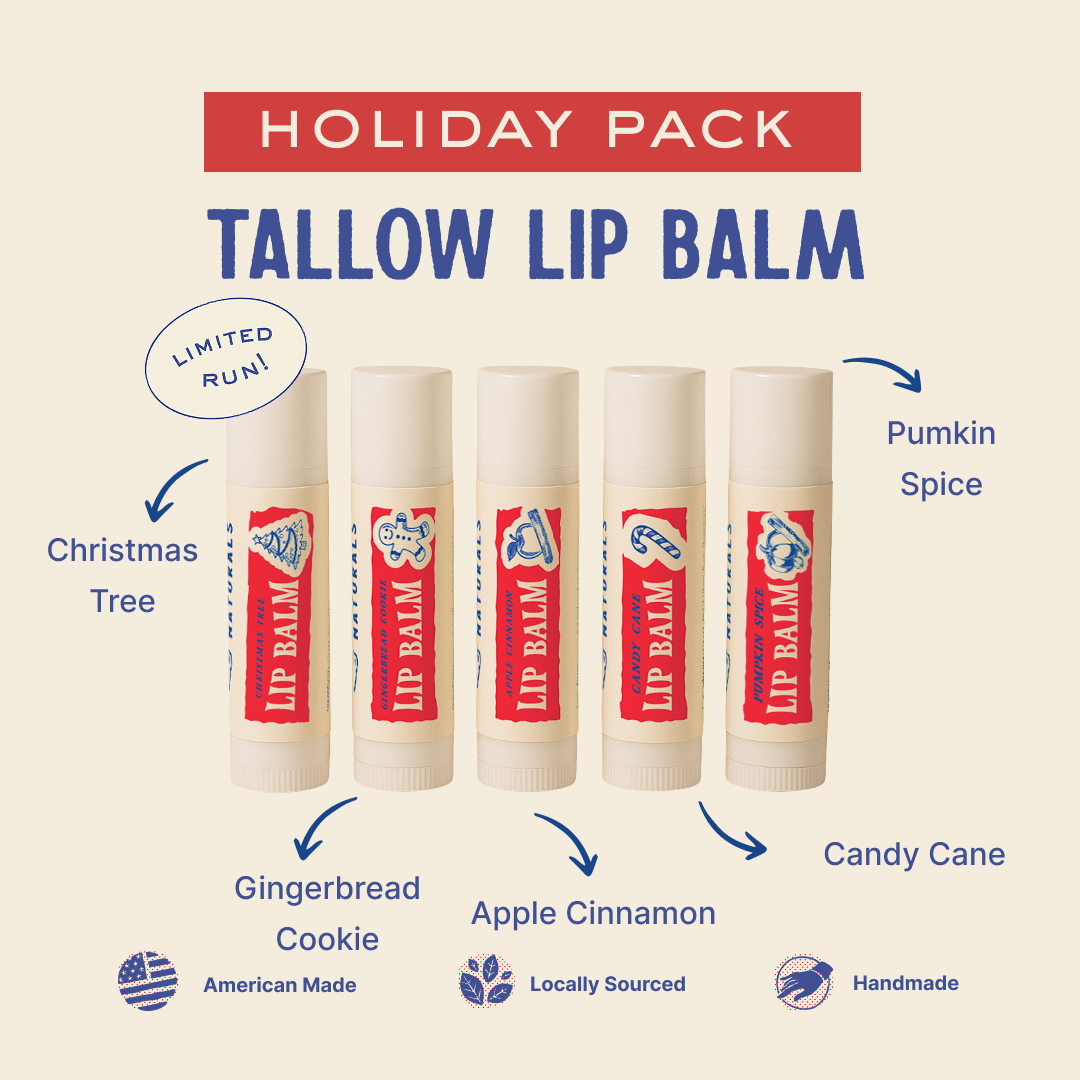 Tallow Lip Balm (5 Pack)