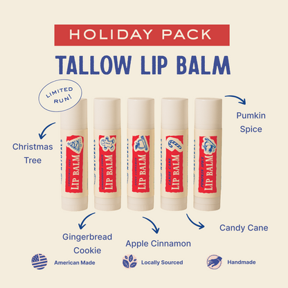 Tallow Lip Balm (5 Pack)