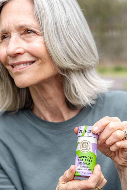 Lavender Tea Tree Deodorant Plastic-Free Tube
