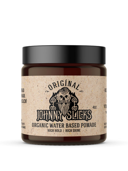 Organic Water Based Pomade – Johnny Slicks