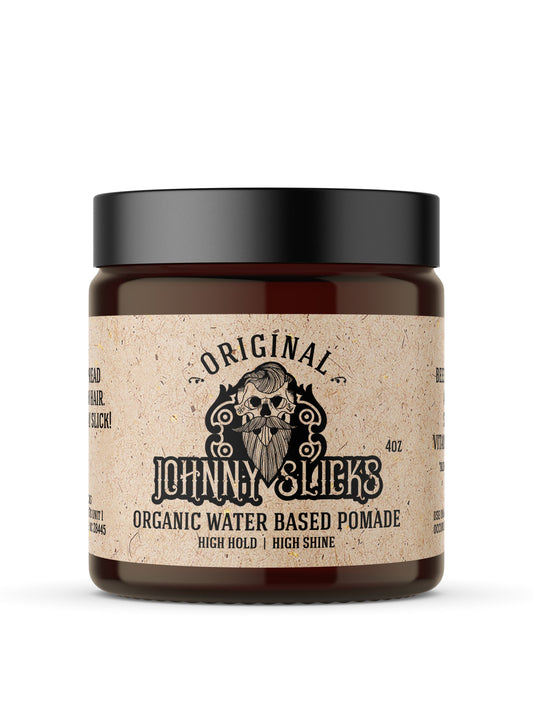 Organic Water Based Pomade – Johnny Slicks