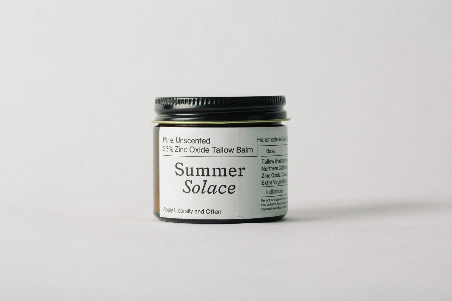 23% Non-Nano Zinc Tallow Balm | Pure Unscented