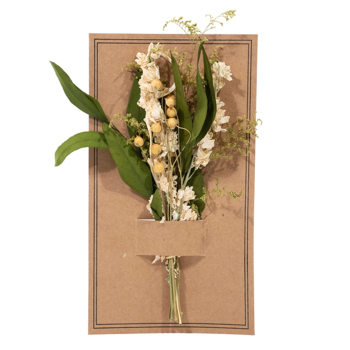 Mini Bouquet– Willow & White Larkspur