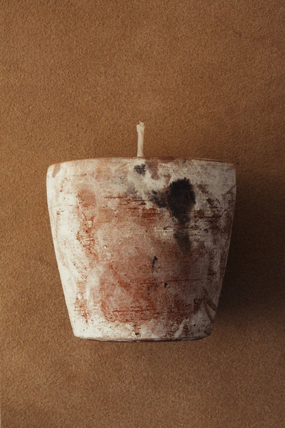 Souchong Debut Earthen Tallow Candle – Smoke-Brushed Terracotta Vessel 4 oz