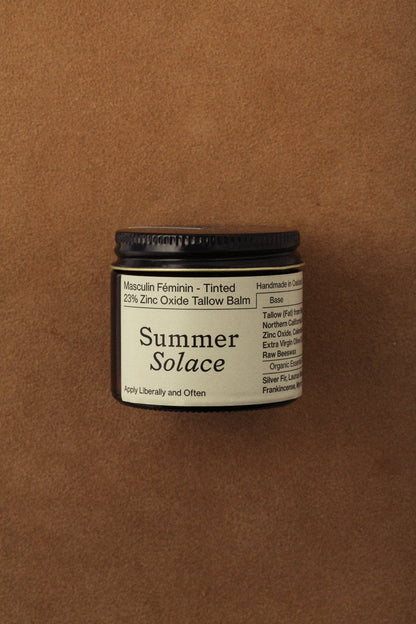 23% Non-Nano Zinc Tinted Tallow Balm | Scented
